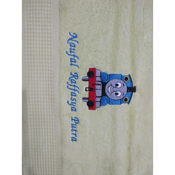 Custom Logo Embroidered Bath Towel