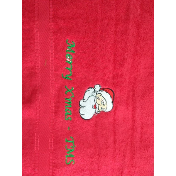 Custom Logo Embroidered Bath Towel
