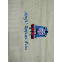 Bordir Towel custom size . 